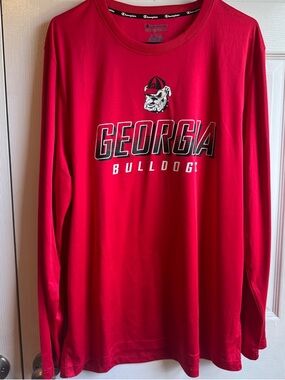 Champion Red Georgia Bulldogs Long Sleeve Shirt